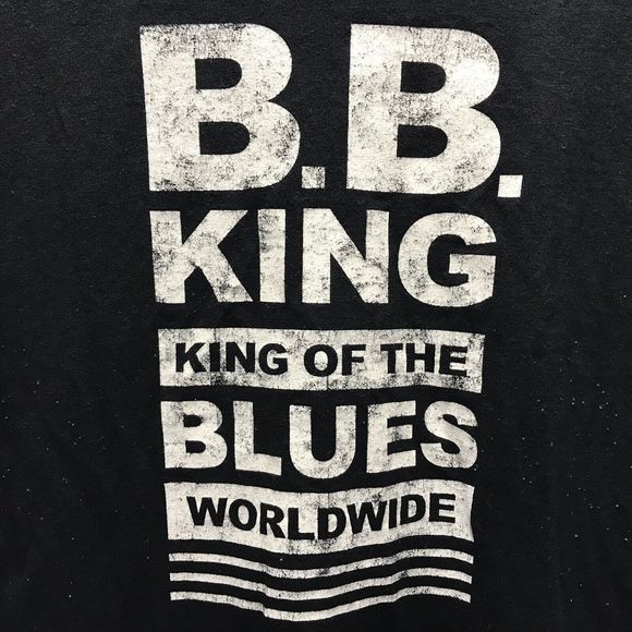 Bb King The King Of The Blues World Wide BB King The Thrill Is Gone Shirt Sz Med - Picture 4 of 5